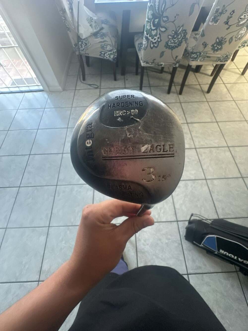 Integra Great Eagle 3 Wood 15 Degree with Innovative Graphite Comp Tour LT Shaft